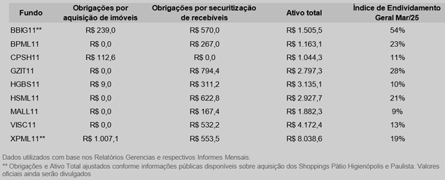 Endividamento Shopping