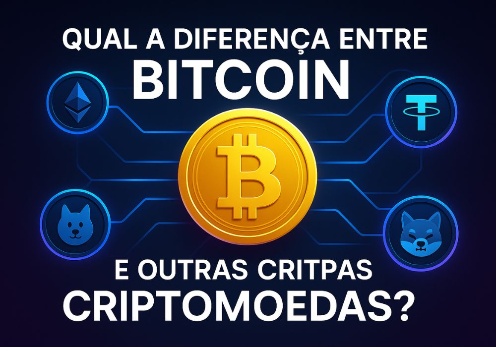 diferença entre Bitcoin e outras criptomoedas